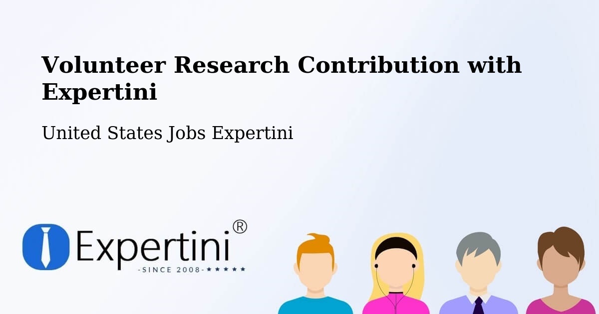 Volunteer Research Contribution Program – Progress - United States Jobs Expertini